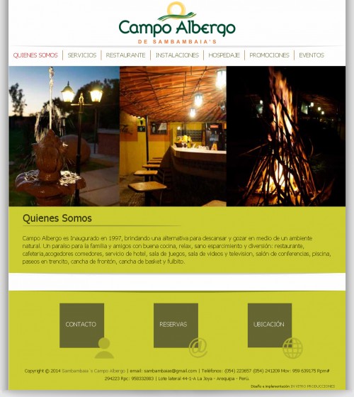 Sambambaia’s Campo Albergo